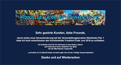 Desktop Screenshot of korallenkeller-frankfurt.de